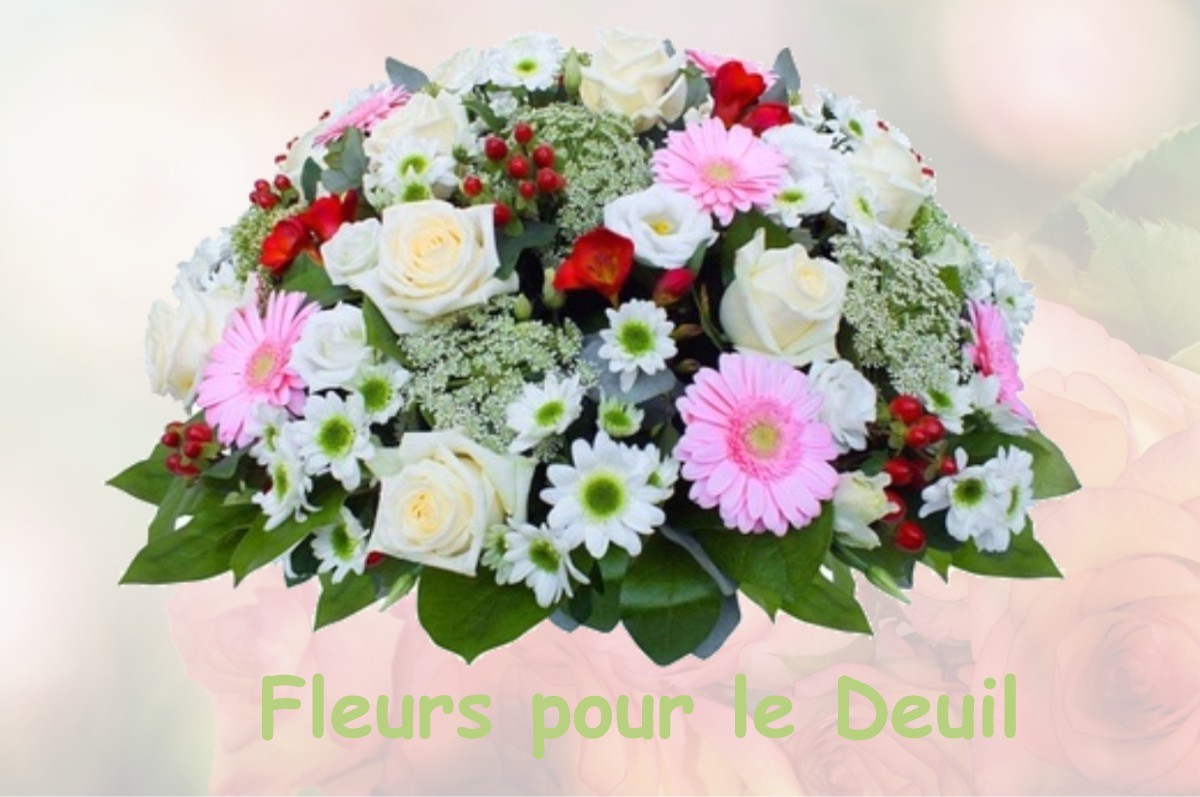 fleurs deuil AUROUX